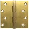 4" x 4" Projection Hinges (pair) - Brass Self Coloured