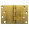4" x 6" Projection Hinges (pair) - Brass Self Coloured