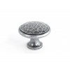 Large Beaten Cupboard Knob - Pewter 