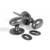 Oval Mortice/Rim Knob Sets - Pewter