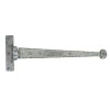 Hand Made 15" T Hinge (Pair) - Pewter