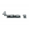 4'' Straight Door Bolt - Pewter 