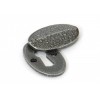 Oval Escutcheon and Cover - Pewter 