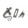 Locking Monkeytail Fastener Left Hand - Pewter 