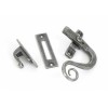 Locking Monkeytail Fastener Right Hand - Pewter 