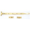 10" Peardrop Casement Window Stay  - Polished Brass