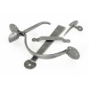 Heavy Bean Thumb Latch - Pewter