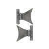 3 1/4'' Half Butterfly Hinge (pair) - Pewter 