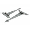 Pewter 9'' Arrow Head T Hinge (pair)