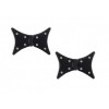 Small Handmade Butterfly Hinge 3" (pair) - Black