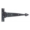 9" Arrow Head T Hinge (pair) - Beeswax