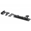 4'' Universal Straight Door Bolt - Black