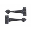 Antique T Hinge 10.5" (pair) - Black