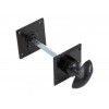 Diamond Bathroom Thumbturn - Black 