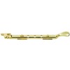 12" Victorian Casement Window Stay - Polished Brass