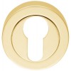 Euro Profile Escutcheon (Concealed Fix) - Polished Brass