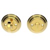 Delamain Bathroom Thumbturn - Polished Brass 