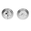 Delamain Bathroom Thumbturn - Polished Chrome 