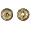 Delamain Bathroom Thumbturn - Florentine Bronze