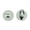 Turn & Release on Round Rose - Polished Chrome