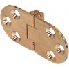 Hinge Brass Matt 30x65mm