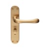 Ibra Lever Bathroom Set - Satin Brass