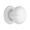 Porcelain Mortice Knob Set 60mm - White