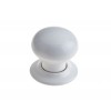 Porcelain Mortice Knob Set 60mm - White