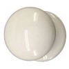 Ceramic Victorian Knob 50mm - White