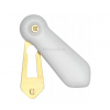 Porcelain Escutcheons (Pair) - White