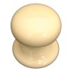 Porcelain Victorian Knob 38mm -Cream 