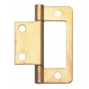 Flush Hinge Steel Brassed 40mm