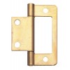 Flush Hinge Steel Brass Pl. 75