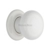 Porcelain Mortice Knob Set 60mm - White Crackle