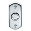 Shaped Bell Push - Polished Chrome