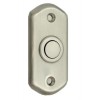 Shaped Bell Push - Satin Chrome