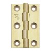 Hinge Polished Brass 64x38mm