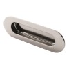 Radius Flush Pull 120mm x 41mm - Polished Stainless Steel