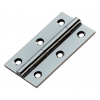 2" Butt Hinges (pair) - Polished Chrome