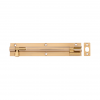 8" x 1.5" Cranked Bolt - Polished Brass