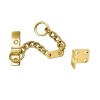 Heavy Duty Door Chain - Polished Brass