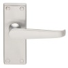 Victorian Lever Latch - Satin Chrome