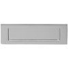 Carlisle 12" x 4" Letter Plate Satin Chrome