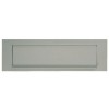 Letter Plate 10"x3" - Silver Anodised Aluminium