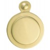 Victorian Covered Escutcheon - Polished Brass 