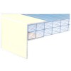 Exitex - Aluminium F-Section for 10mm Double Glaze Units 3m - White