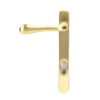 Stella Espag Door Handle (92mm Centres) - Satin Brass