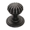 Delamain Flowered Cupboard Knob - Pewter