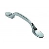  Shaker Handle 128mm (76mm c/c) - Polished Chrome