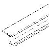 Top Track Concealed Alu 2.5m